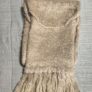 Hand warmer scarf with pockets - luxury soft long SUPER WARM